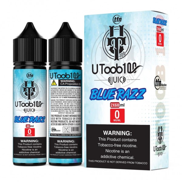 U TooB 100 Blue Razz 2x 60ml (120ml) Vape Juice