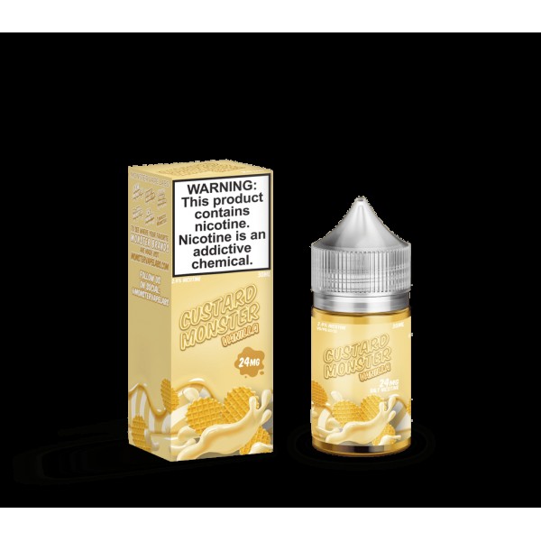 Custard Monster Salts Vanilla Custard 30ml Nic Salt Vape Juice