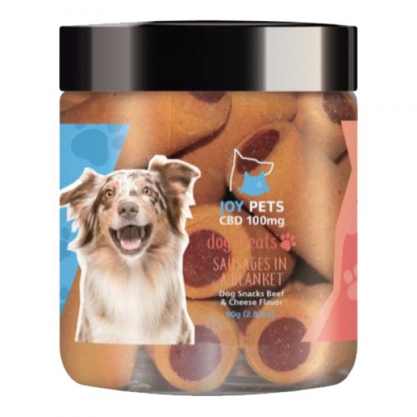 Joy Pets Sausage In A Blanket CBD Dog Treats