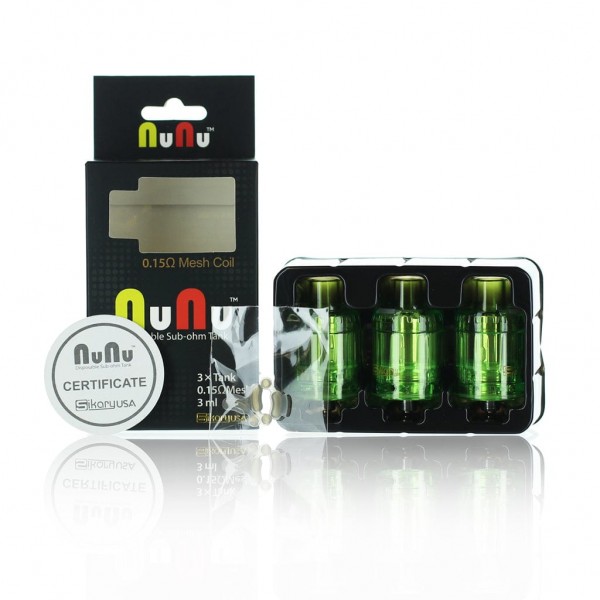 Sikary Vapor NuNu Disposable Sub-Ohm Tank (Pack of 3)