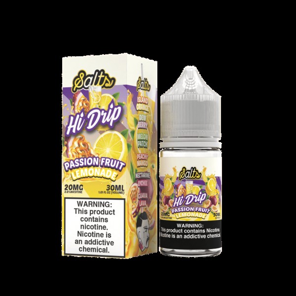 Hi-Drip Passionfruit Lemonade 30ml Nic Salt Vape Juice