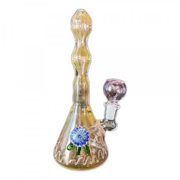 8.5" Heady Handmade Fumed Glass Bong