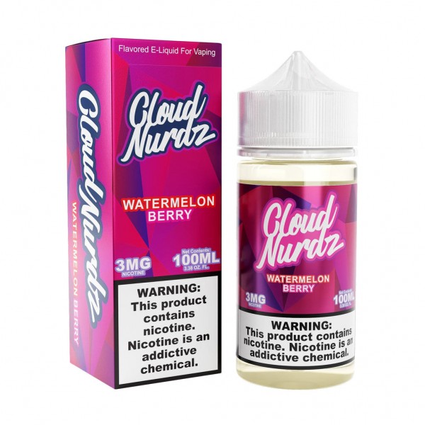 Cloud Nurdz Watermelon Berry 100ml Vape Juice