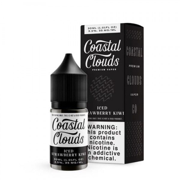 Coastal Clouds Iced Strawberry Kiwi 30ml Nic Salt Vape Juice