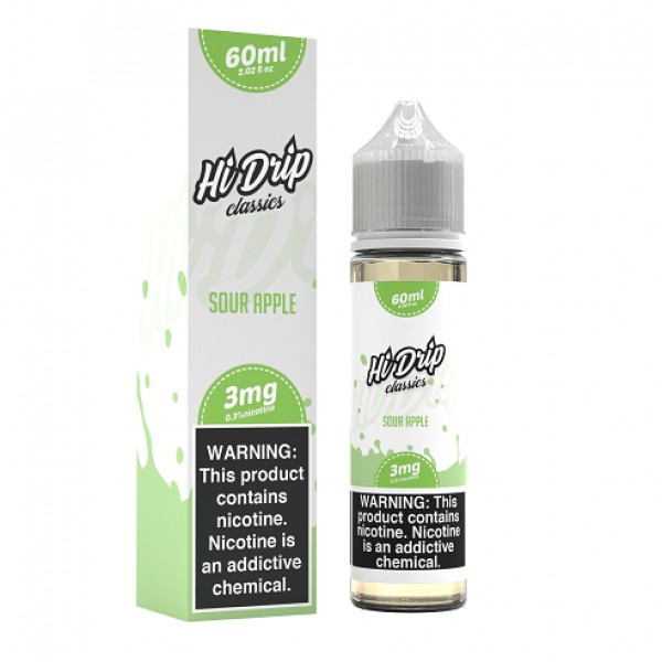 Hi Drip Classics Sour Apple 60ml Vape Juice