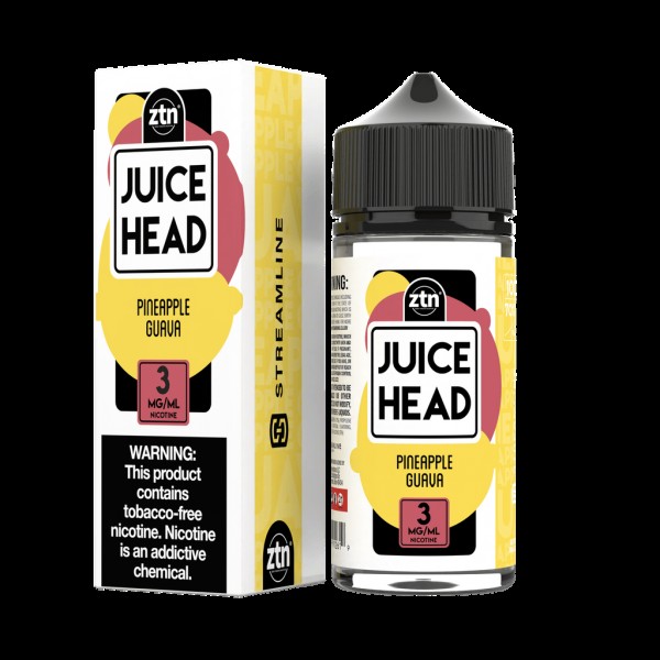 Juice Head Pineapple Guava 100ml ZTN Vape Juice