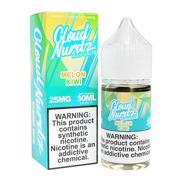 Kiwi Melon Iced 30ml TF Nic Salt Vape Juice - Cloud Nurdz