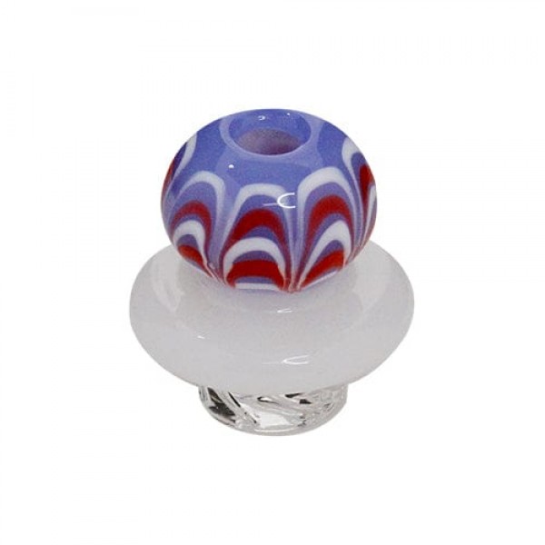 Colored Glass Spinner Carb Cap