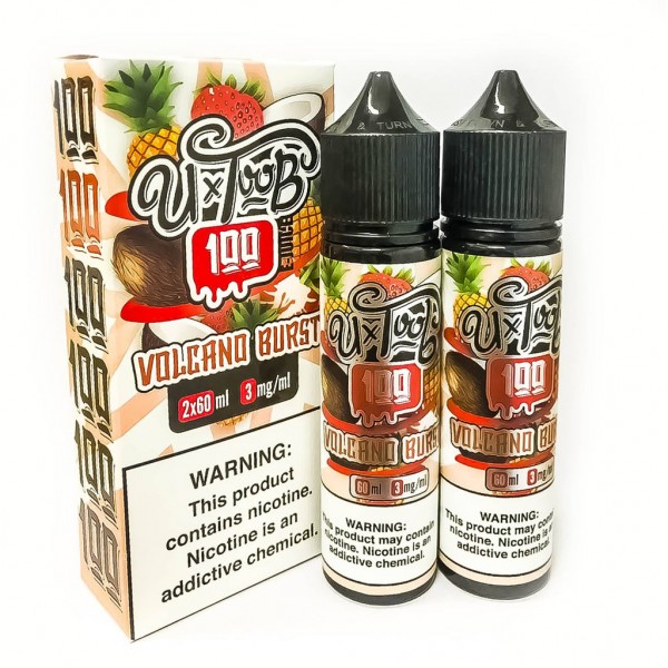 U TooB 100 Volcano Burst 2x 60ml (120ml) Vape Juice