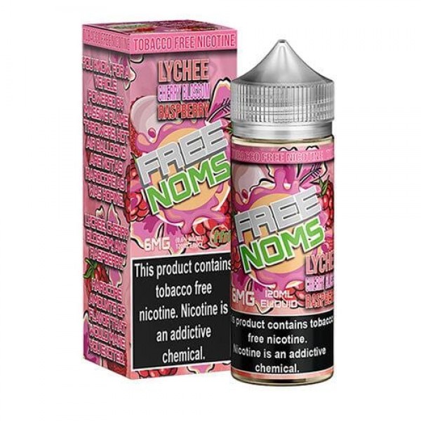 Lychee Cherry Blossom Raspberry TF 120ml Vape Juice - Free Noms