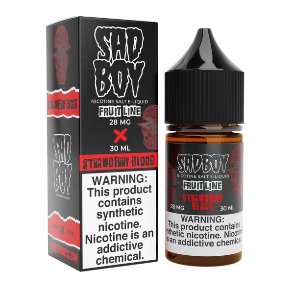 Sadboy Strawberry Blood 30ml TF Nic Salt Vape Juice