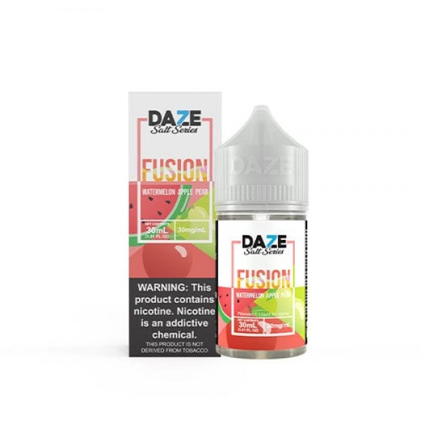 7 Daze Fusion Watermelon Apple Pear 30ml Nic Salt Vape Juice