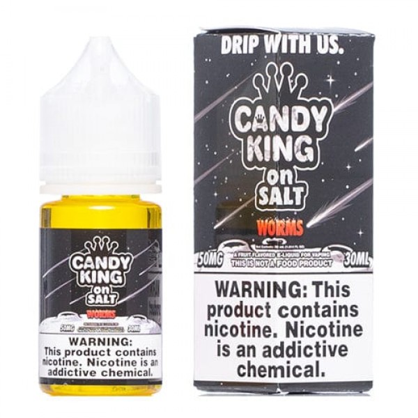 Candy King Worms Synthetic Nicotine 30ml Nic Salt Vape Juice