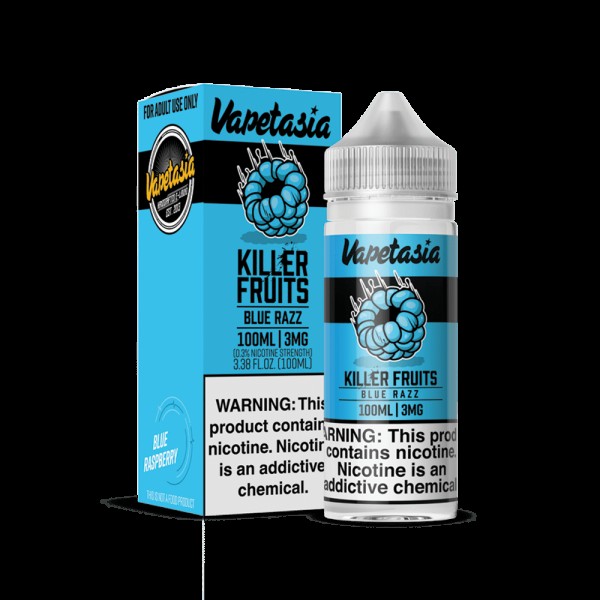 Vapetasia Killer Fruits Blue Razz 100ml Vape Juice