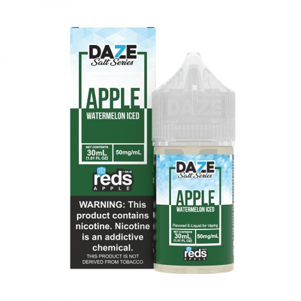 Watermelon ICED 30ml TF Nic Salt Vape Juice - Red's Apple