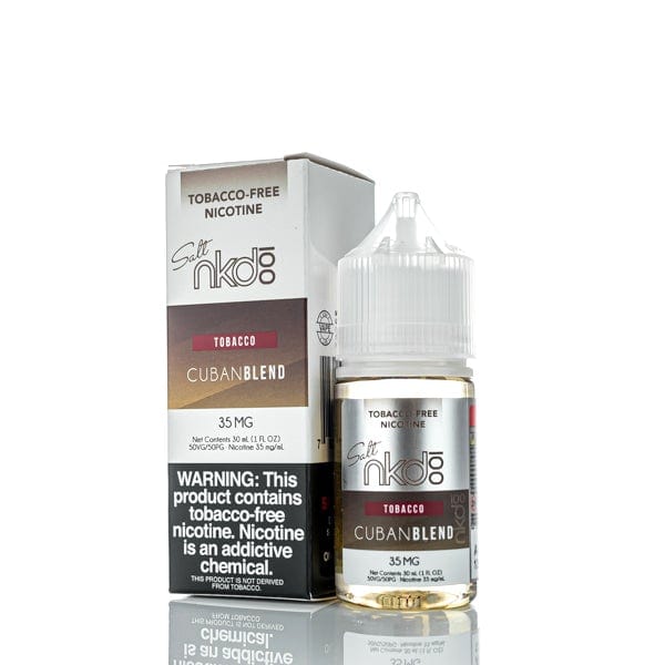 NKD 100 Salts Tobacco Cuban Blend 30ml Nic Salt Vape Juice (TF)