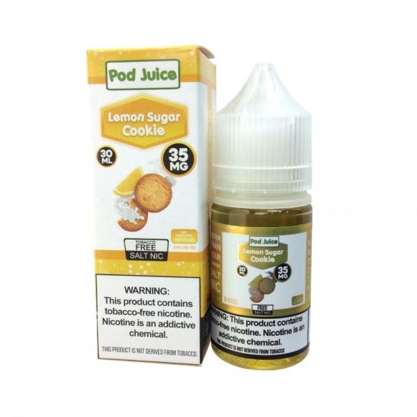 Pod Juice Lemon Sugar Cookies TF 30ml Nic Salt Vape Juice