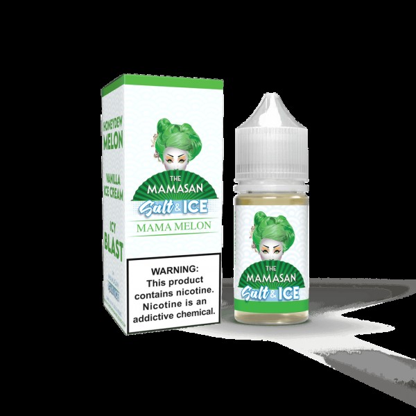 Mama Melon Ice 30ml Nic Salt Vape Juice - Mamasan