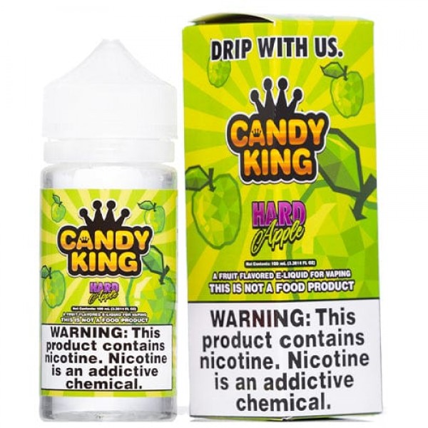 Candy King Hard Apple Synthetic Nicotine 100ml Vape Juice