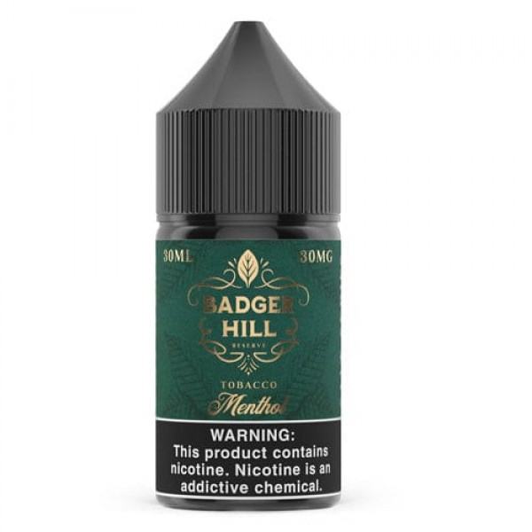 Badger Hill Reserve Menthol 30ml Nic Salt Vape Juice