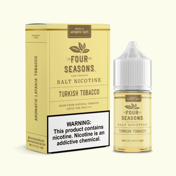 Four Seasons E-Liquids Turkish Tobacco 30ml Nic Salt Vape Juice