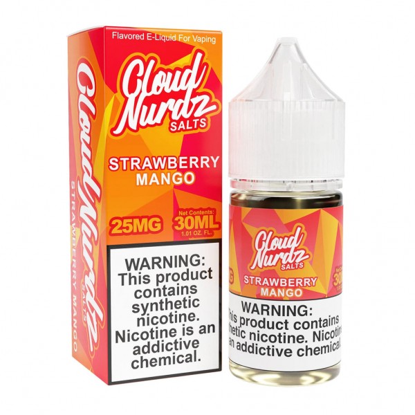 Strawberry Mango 30ml TF Nic Salt Vape Juice - Cloud Nurdz