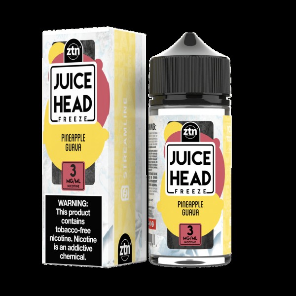 Juice Head Pineapple Guava Freeze 100ml ZTN Vape Juice