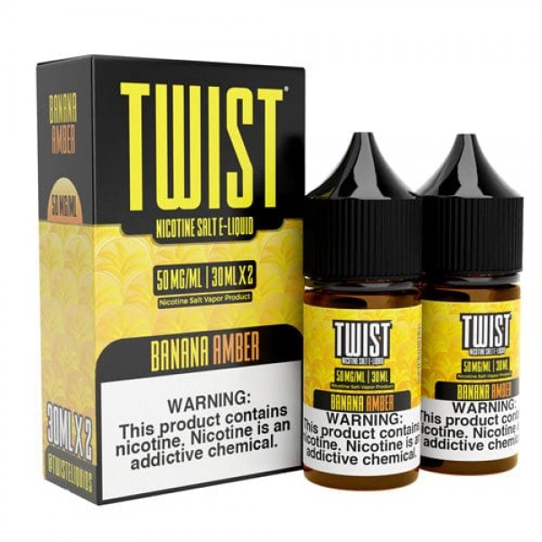 Twist E-Liquids Banana Amber 60ml Nic Salt Vape Juice