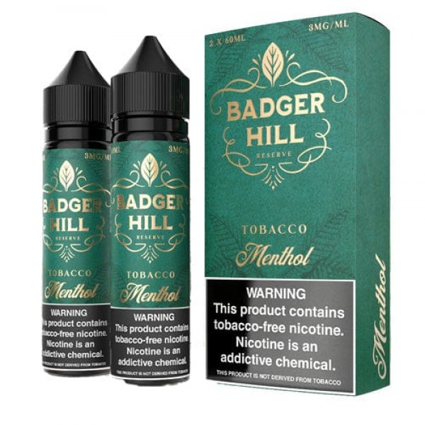 Badger Hill Reserve Menthol 120ml Vape Juice