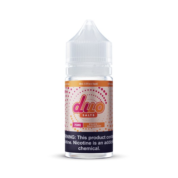 Burst Duo Salts Peach Raspberry 30ml Nic Salt Vape Juice