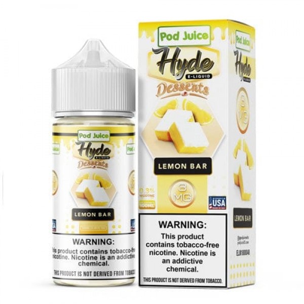 Pod Juice x Hyde Lemon Bar 100ml TF Vape Juice