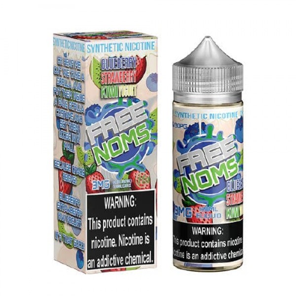 Blueberry Yogurt Strawberry Kiwi TF 120ml Vape Juice - Free Noms