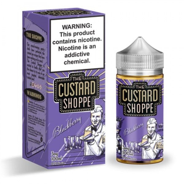 The Custard Shoppe Blackberry 100ml Vape Juice