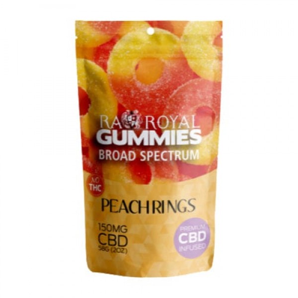 R.A. Royal CBD Gummy Peach Rings