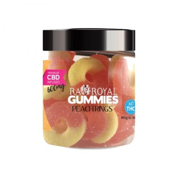 R.A. Royal CBD Gummy Peach Rings