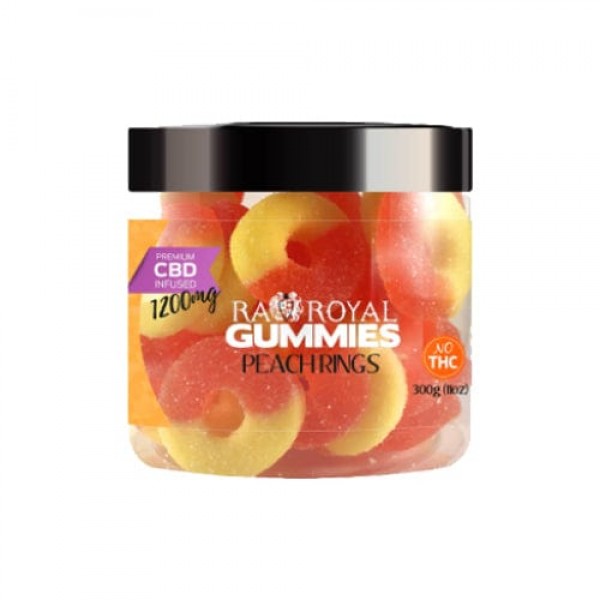 R.A. Royal CBD Gummy Peach Rings