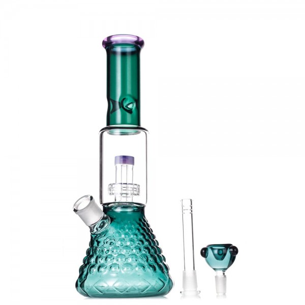 13" Beaker Bong w/ Matrix Perc (Full Color)