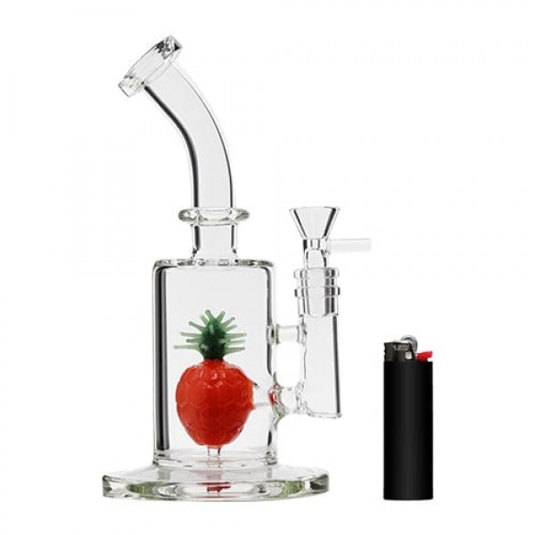 9" Glass Bong w/ Berry Perc