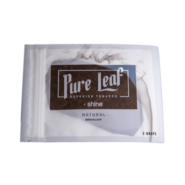 Pure Leaf Tobacco Wraps (Pack of 3)