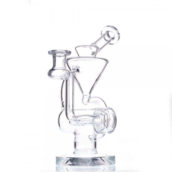 9" Slitted Inline Recycler Dab Rig