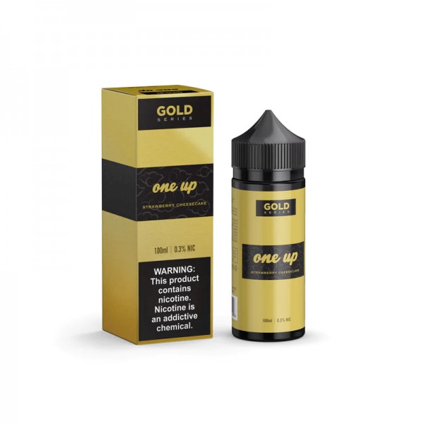 One Up Gold Strawberry Cheesecake TF 100ml Vape Juice