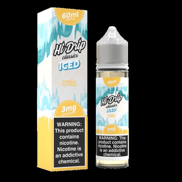 Citrus Iced 60ml Vape Juice - Hi Drip