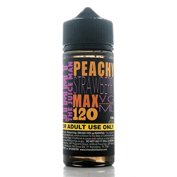 Peachy Strawberry 120ml Vape Juice - Jimmy the Juice Man