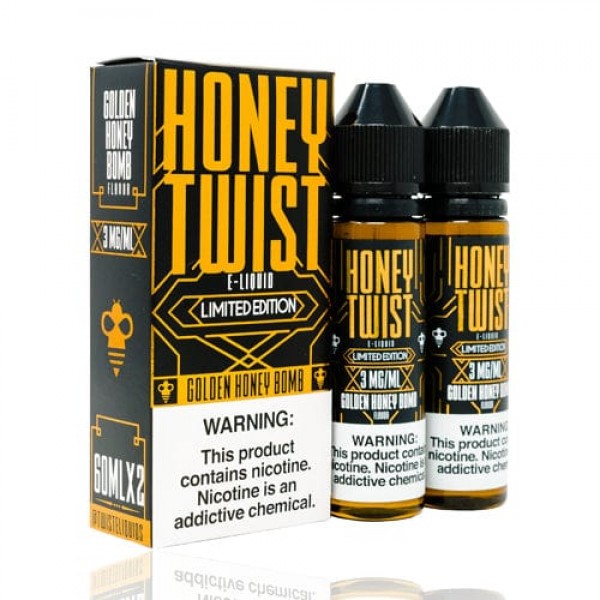 Golden Honey Bomb 2 x 60ml (120ml) Vape Juice - Twist Eliquids