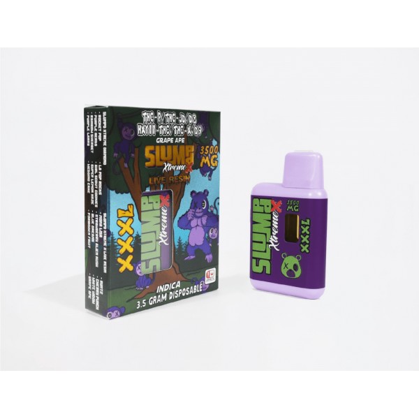 Slumpd Live Resin 3.5g Disposable Vape (D8, THC-P, THC-JD, HXY11-THC, THC-X, D9)