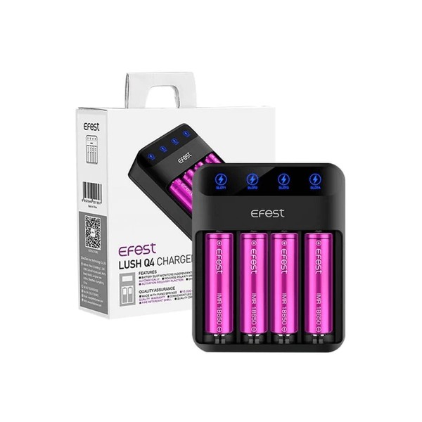 Efest Lush Q4 Charger 4-Slot Battery Charger