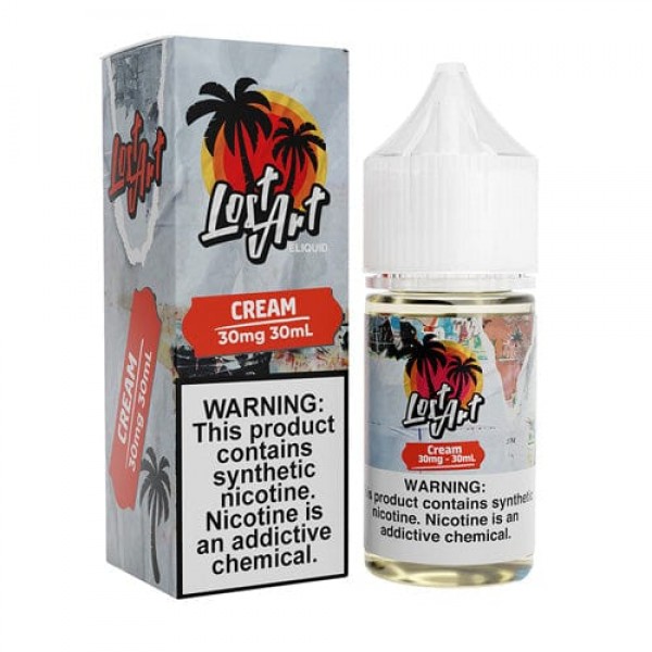 Lost Art Cream TF 30ml Nic Salt Vape Juice