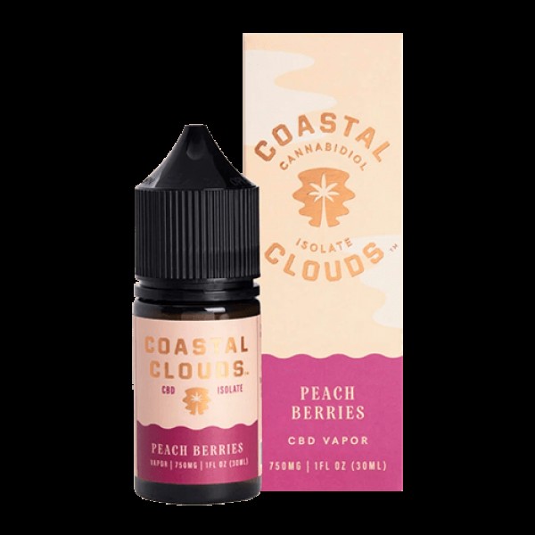 Peach Berries 30ml CBD Juice - Coastal Clouds