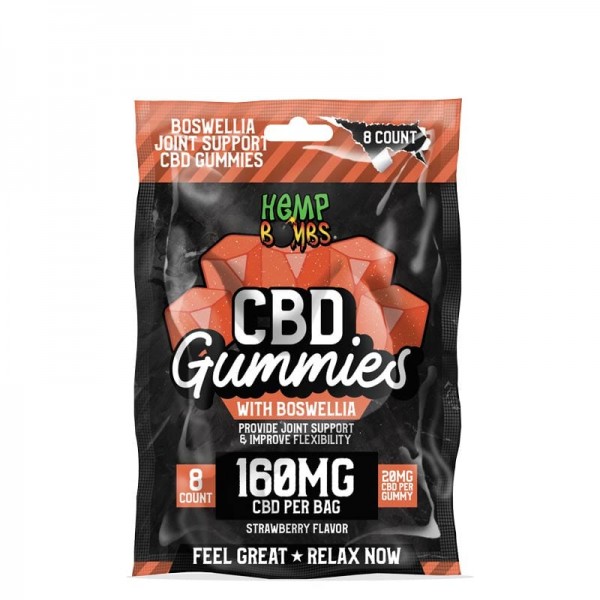 Hemp Bombs Boswellia CBD Gummies (Joint Support)