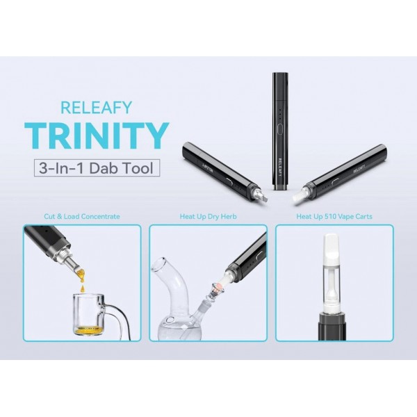 Releafy Trinity 3-in-1 Dab Tool / Hot Knife